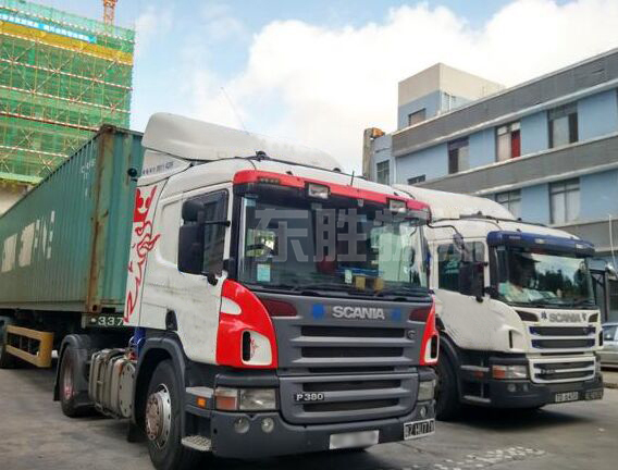 佛山發(fā)貨到香港，整車往返香港物流專線，深圳東勝物流中港拖車行